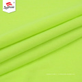 Tissu jersey simple de coton tricoté en polyester vert personnalisé